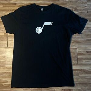 Utah Jazz Next Level Apparel Black Short Sleeve Tee